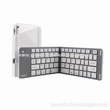Universal Foldable Wireless Bluetooth Keyboard for Google's Android, iOS and Windows, Multi-use Case
